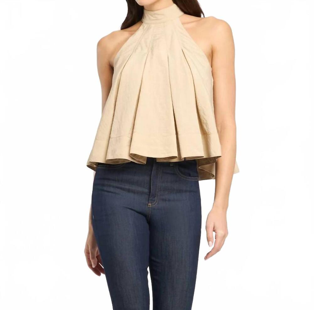 NEW CINQ A SEPT jagger top in khaki
